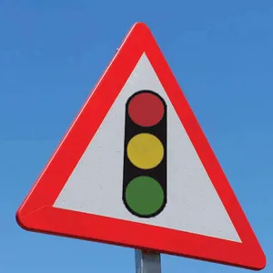 Traffic Signals Ahead Signage