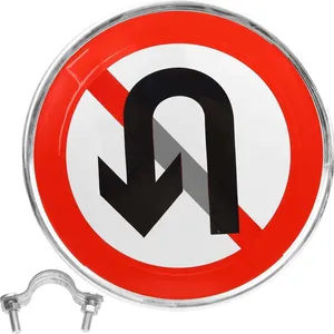 No Turn Around Sign